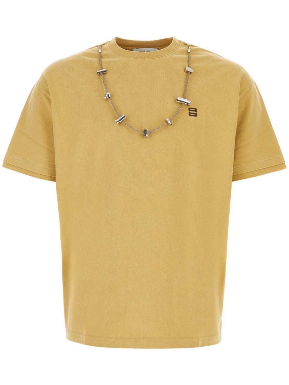 AMBUSH necklace-embellished t-shirt - Brown von AMBUSH