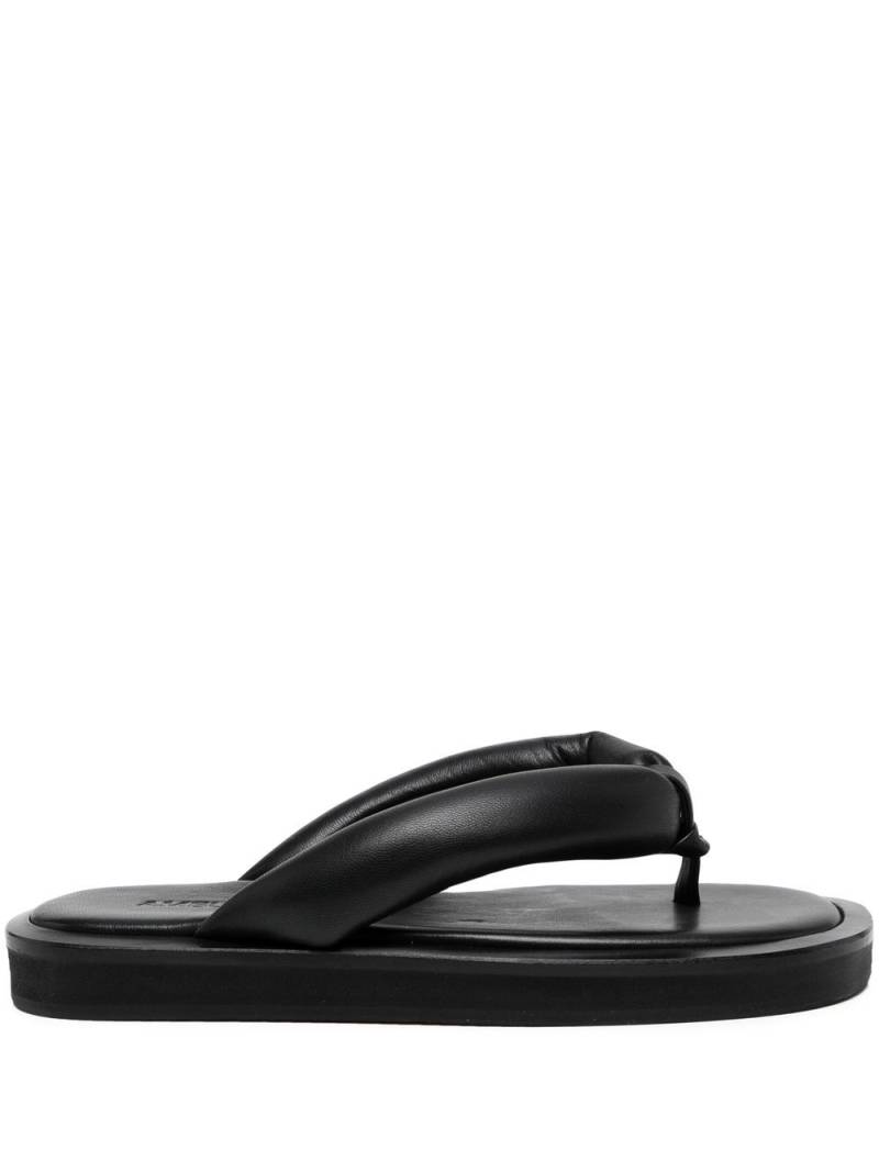 AMBUSH padded-strap flip flops - Black von AMBUSH