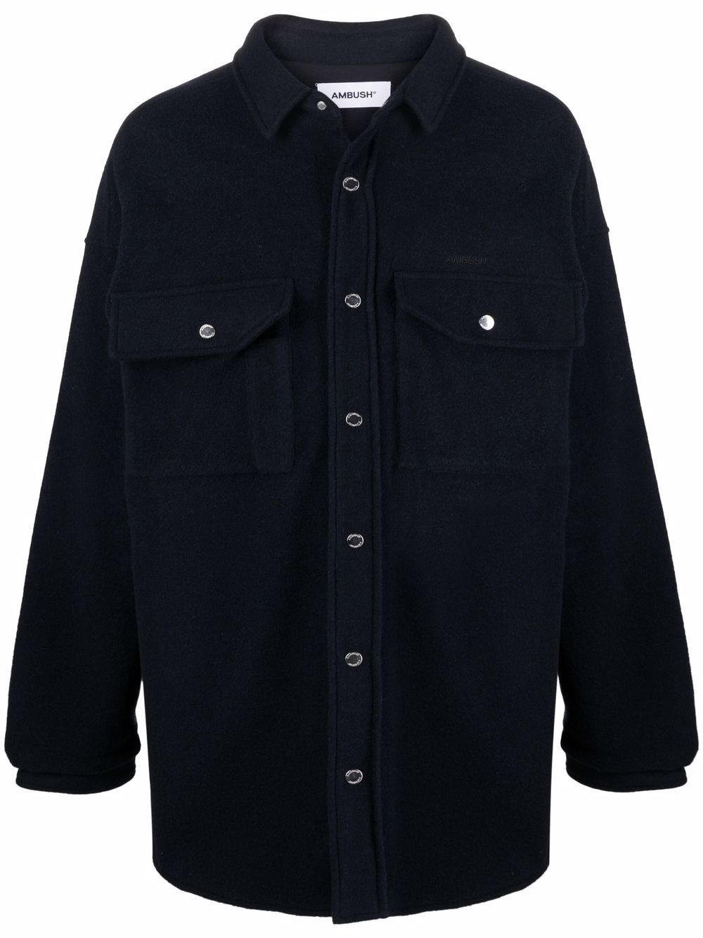 AMBUSH press-stud shirt jacket - Blue von AMBUSH