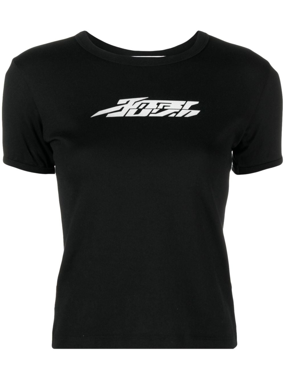 AMBUSH reflective-logo cotton T-shirt - Black von AMBUSH