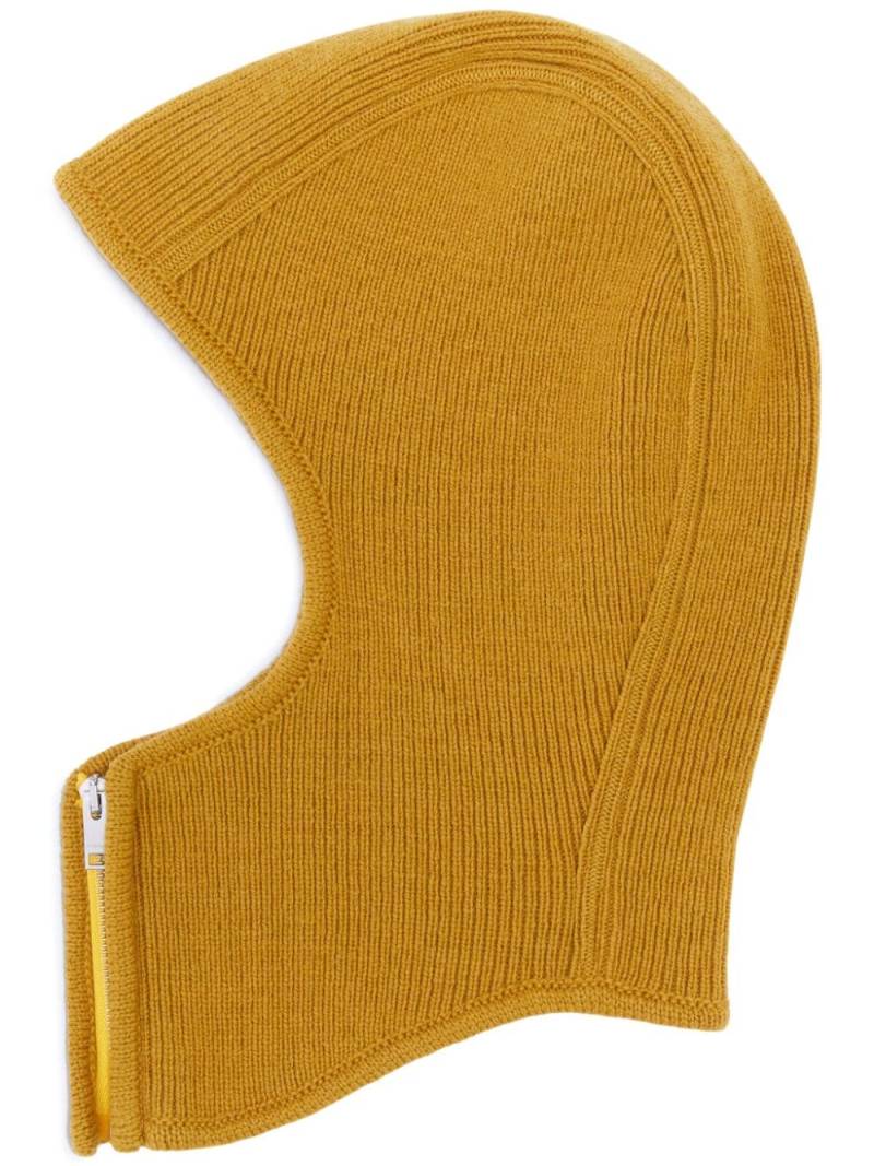 AMBUSH ribbed-knit balaclava - Yellow von AMBUSH