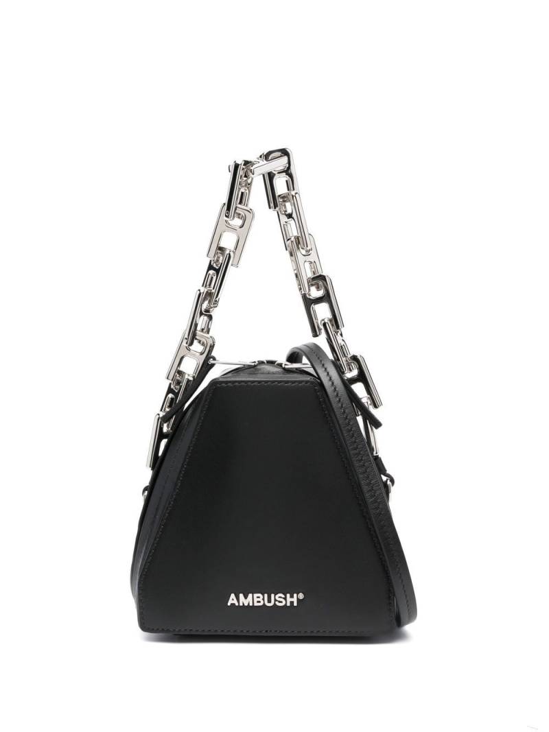 AMBUSH small Tri tote bag - Black von AMBUSH