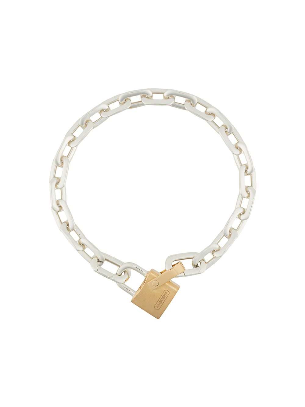 AMBUSH small padlock bracelet - Silver von AMBUSH