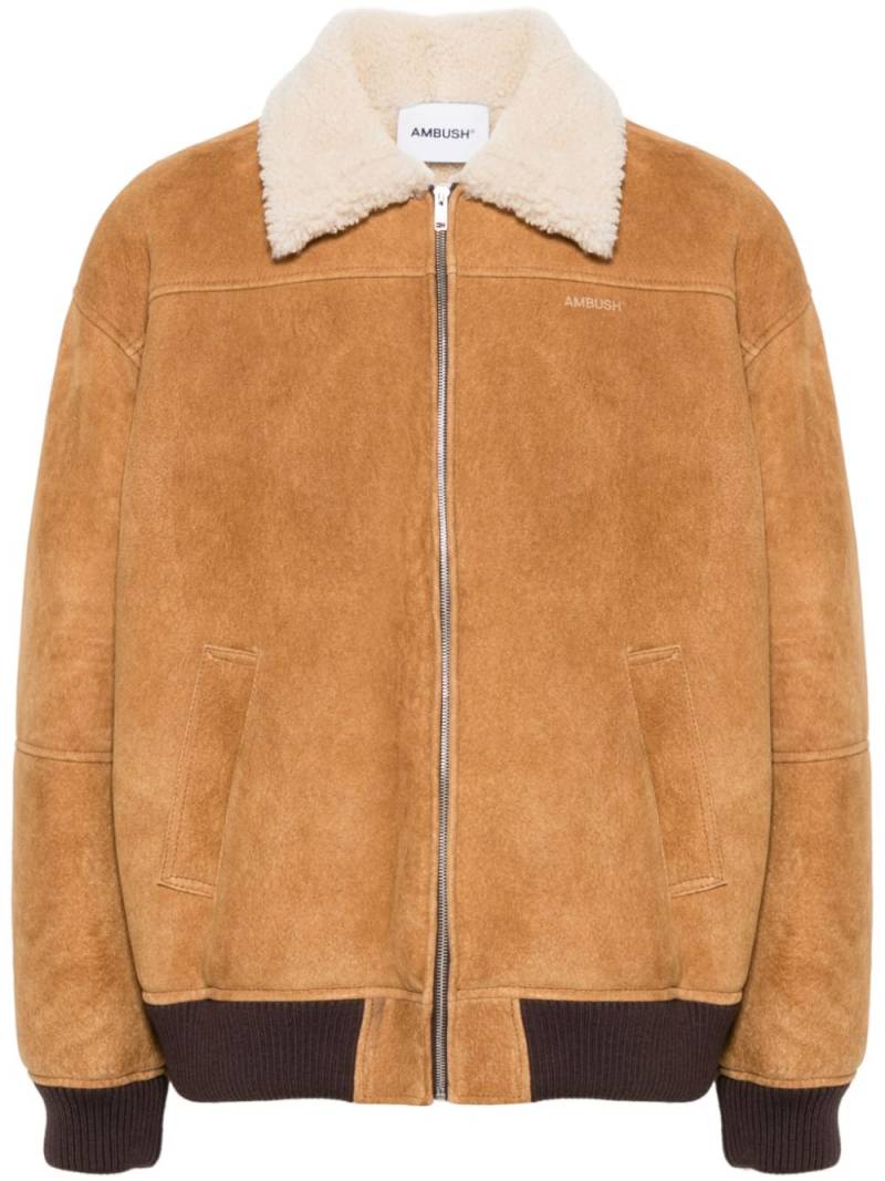 AMBUSH suede jacket - Brown von AMBUSH