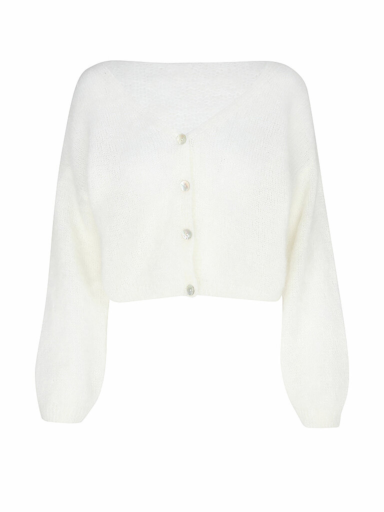 AMERICAN DREAMS Cardigan Cropped Fit CORNELIA creme | L von AMERICAN DREAMS