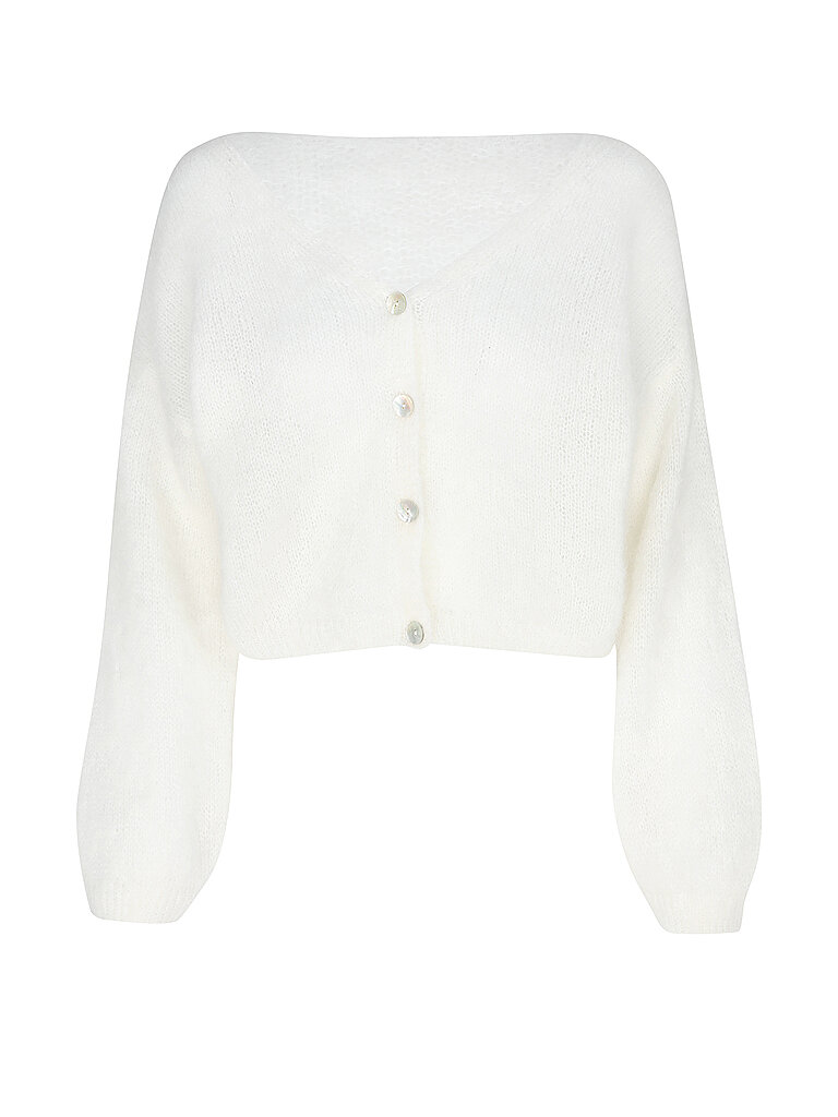 AMERICAN DREAMS Cardigan Cropped Fit CORNELIA creme | L von AMERICAN DREAMS