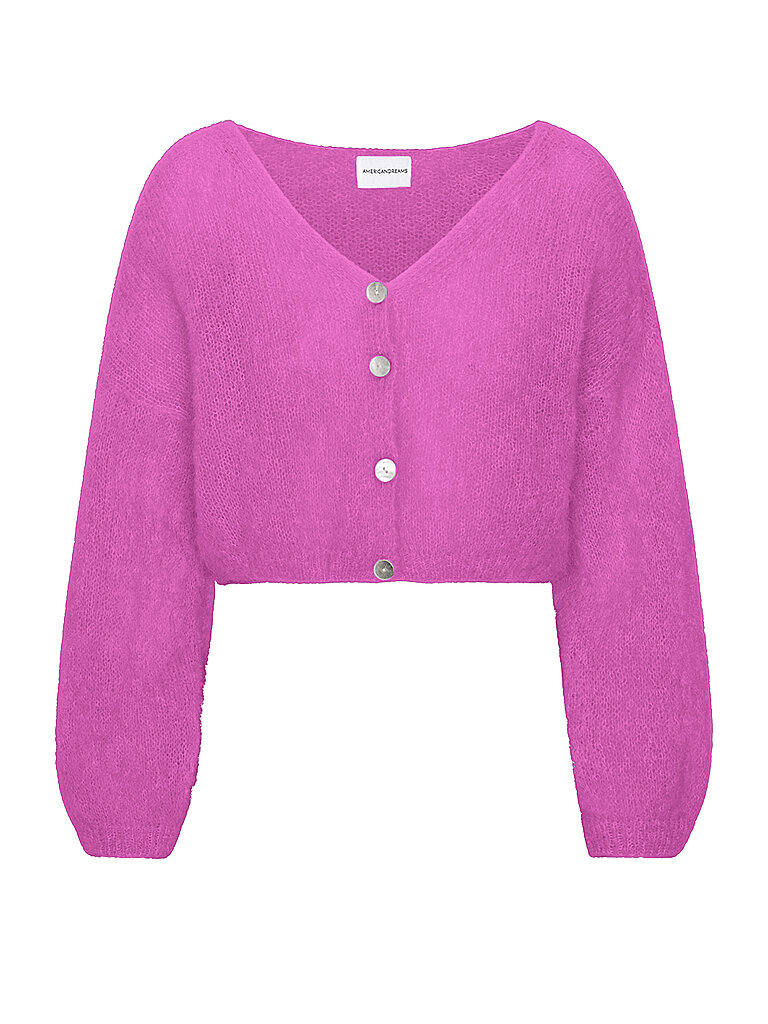 AMERICAN DREAMS Cardigan Cropped Fit CORNELIA pink | L von AMERICAN DREAMS