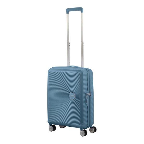 American Tourister - Hartschalenkoffer, Spinner, 55.0cm, 55 CM, Bleached Blau von American Tourister