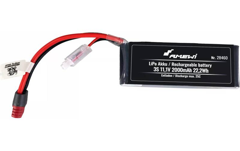 Amewi Akku »LiPo 25C Deans«, 2000 mAh von AMEWI