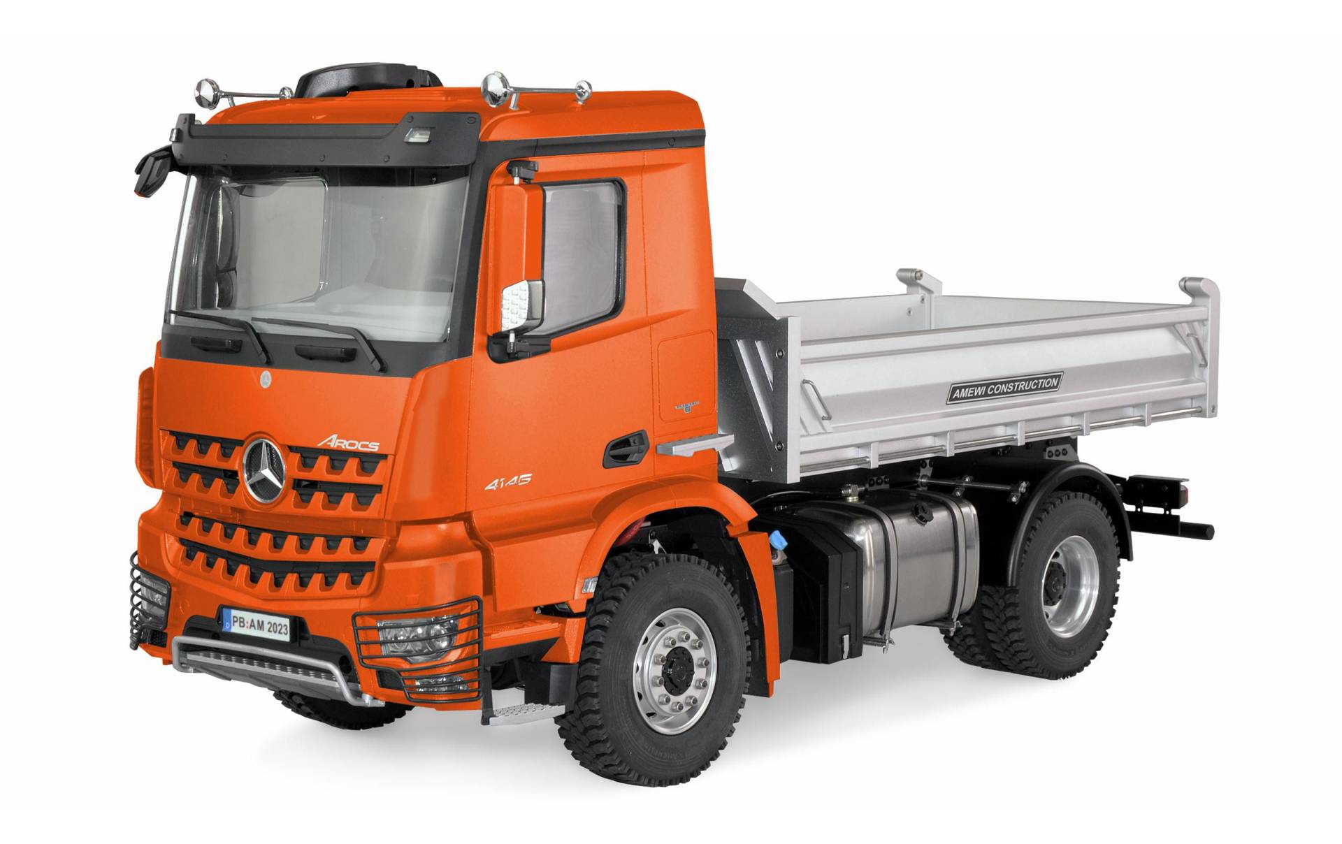 Amewi RC-LKW »Pro Hydraulik, MB Arocs, Orange,« von AMEWI