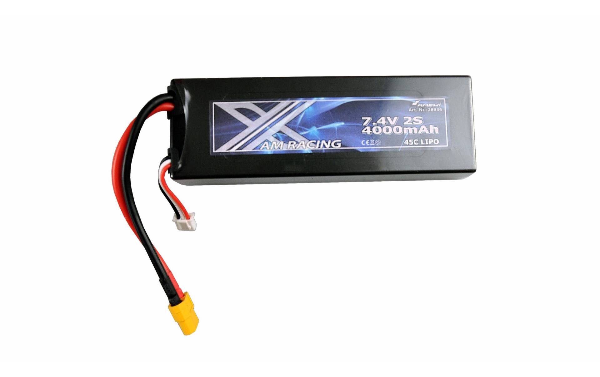 Amewi Zusatz-Akku »LiPo 4000 mAh 7,4 V 45C XT60«, 4000 mAh von AMEWI