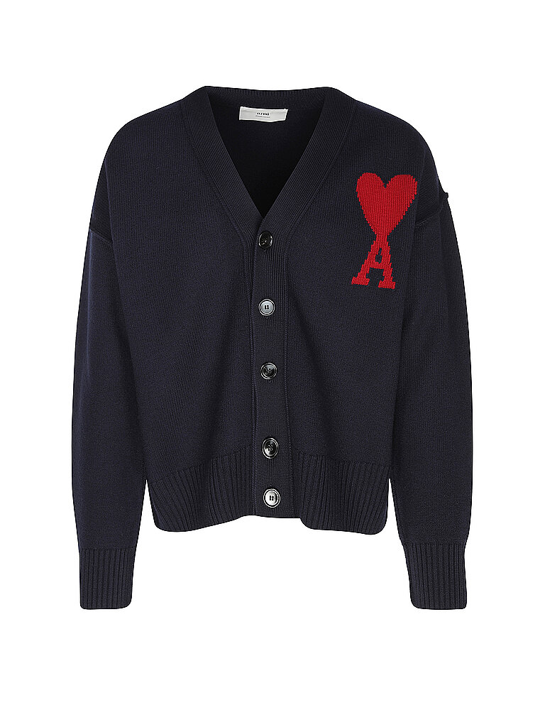 AMI PARIS Cardigan  blau | L von AMI PARIS