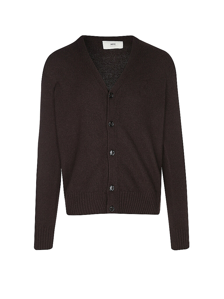 AMI PARIS Cardigan  braun | L von AMI PARIS