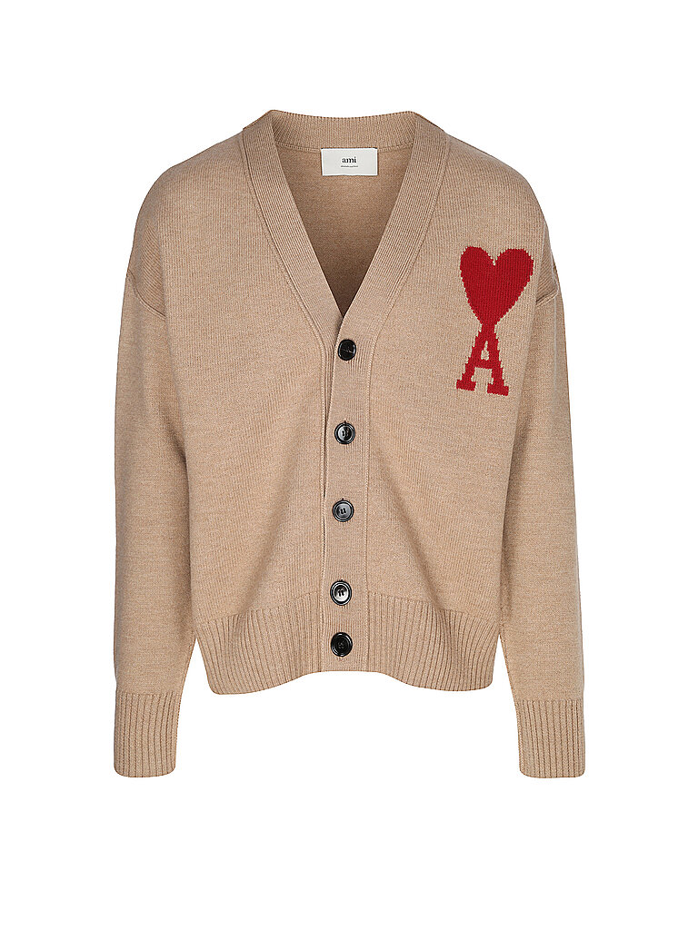 AMI PARIS Cardigan  camel | M von AMI PARIS