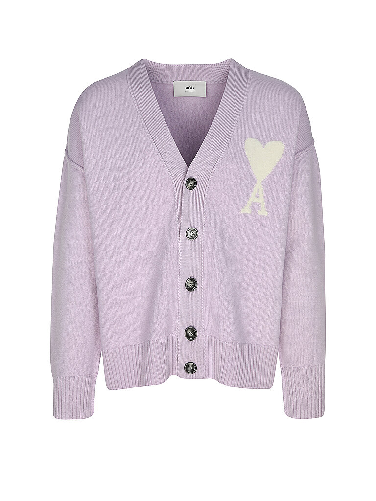 AMI PARIS Cardigan lila | L von AMI PARIS