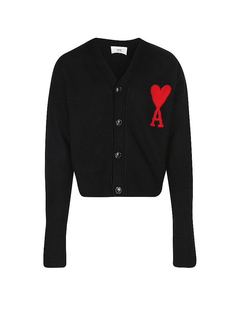 AMI PARIS Cardigan  schwarz | XS von AMI PARIS