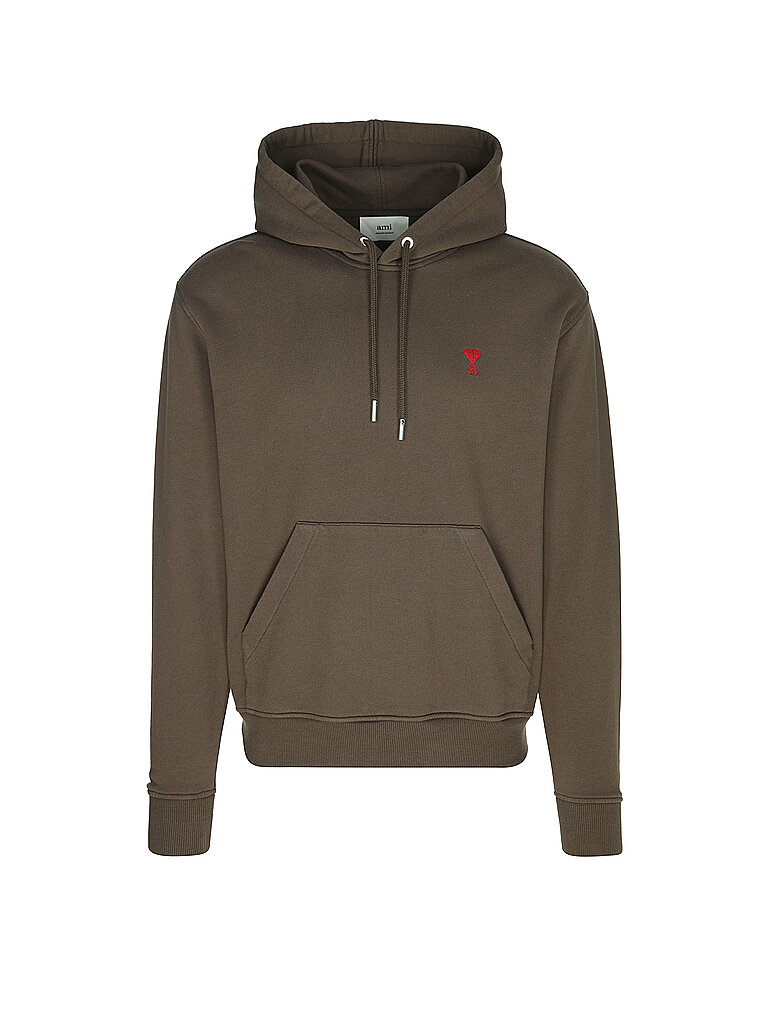 AMI PARIS Kapuzenpullover - Hoodie braun | XL von AMI PARIS