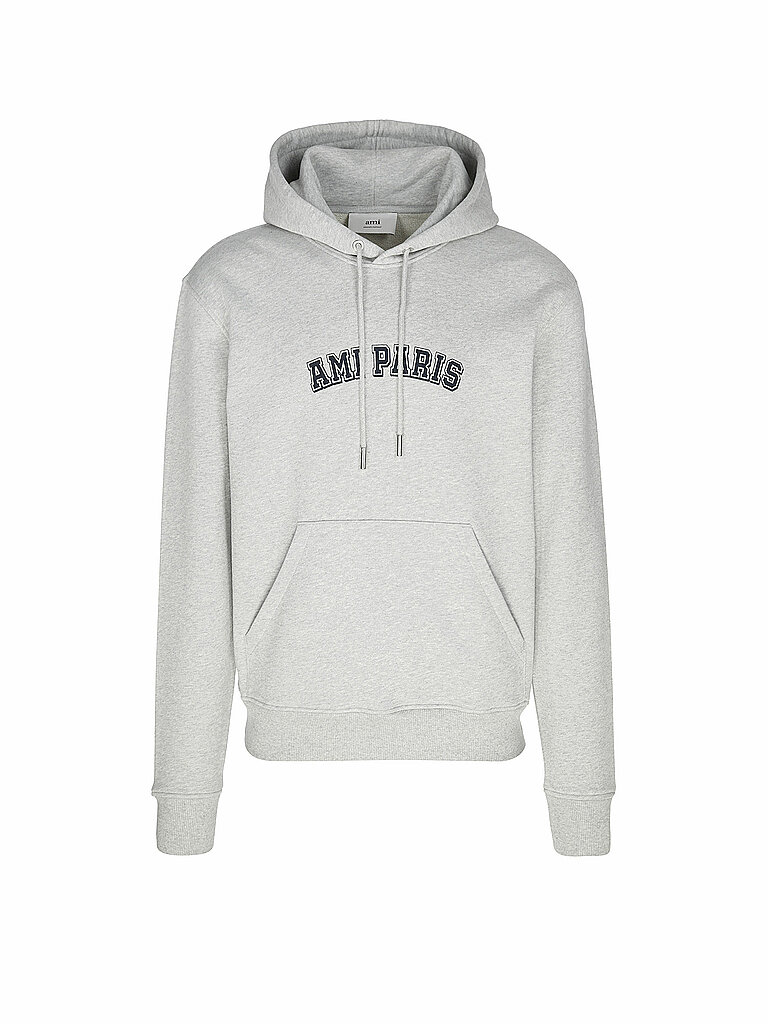 AMI PARIS Kapuzensweater - Hoodie grau | L von AMI PARIS