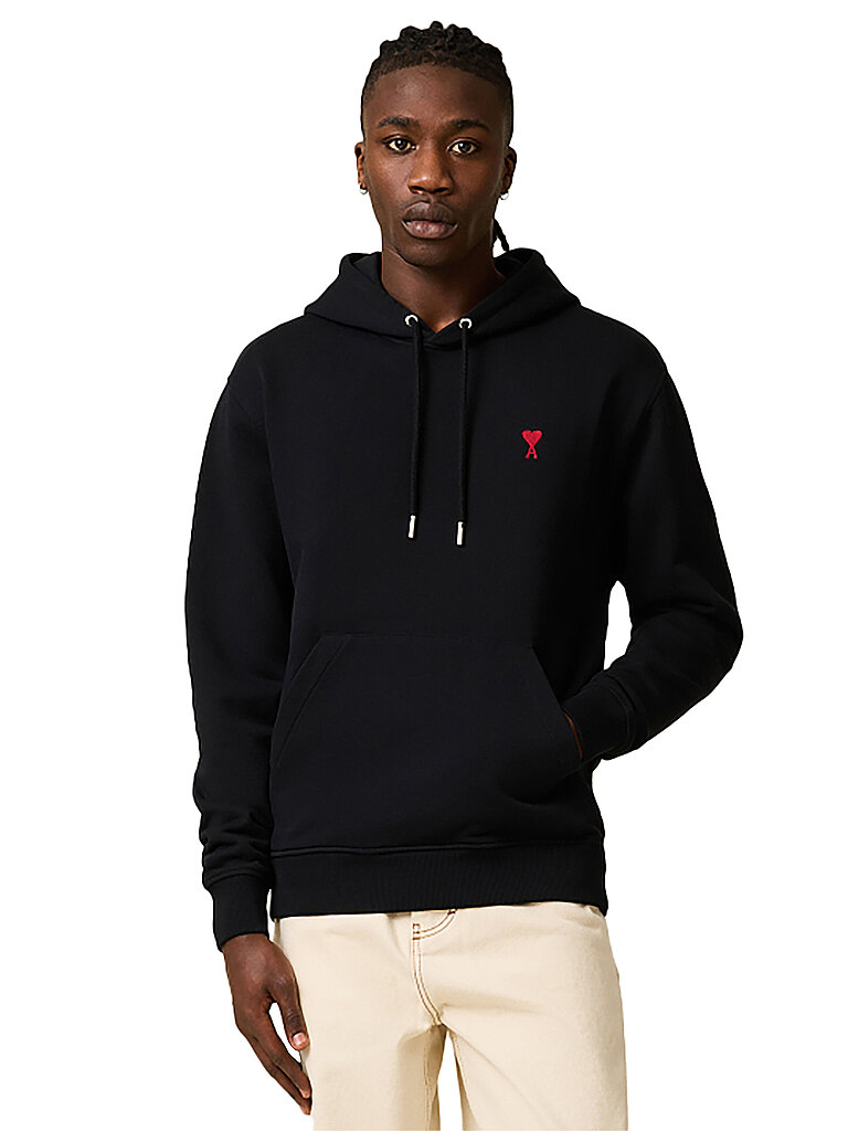 AMI PARIS Kapuzensweater - Hoodie schwarz | XXL von AMI PARIS