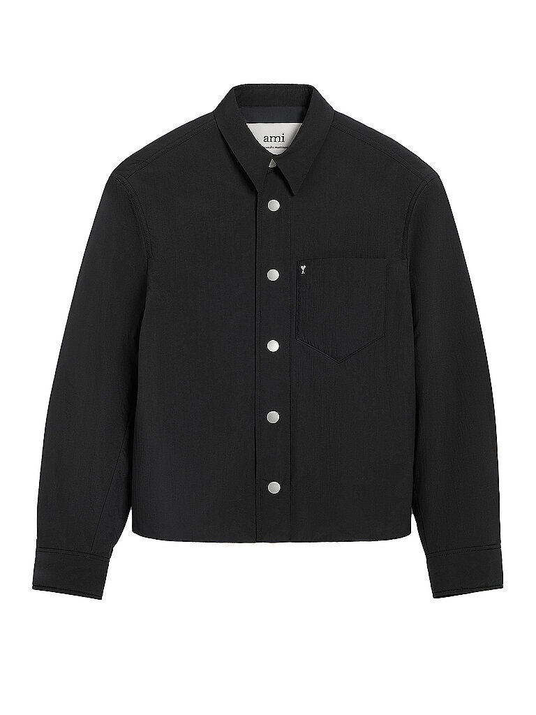 AMI PARIS Kurzjacke Overshirt schwarz | L von AMI PARIS