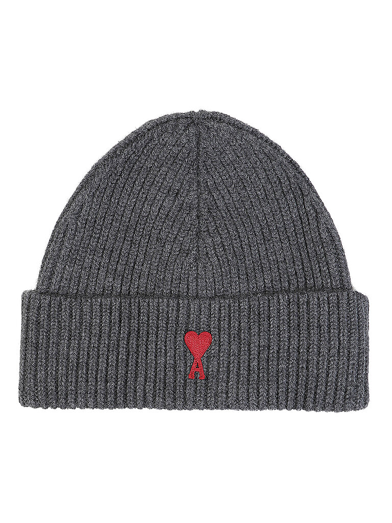 AMI PARIS Mütze - Haube ADC BEANIE grau von AMI PARIS