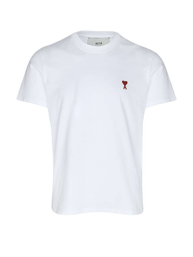 AMI PARIS T-Shirt CLASSIC weiss | L von AMI PARIS