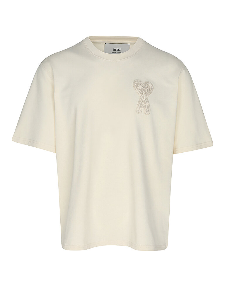 AMI PARIS T-Shirt  creme | L von AMI PARIS