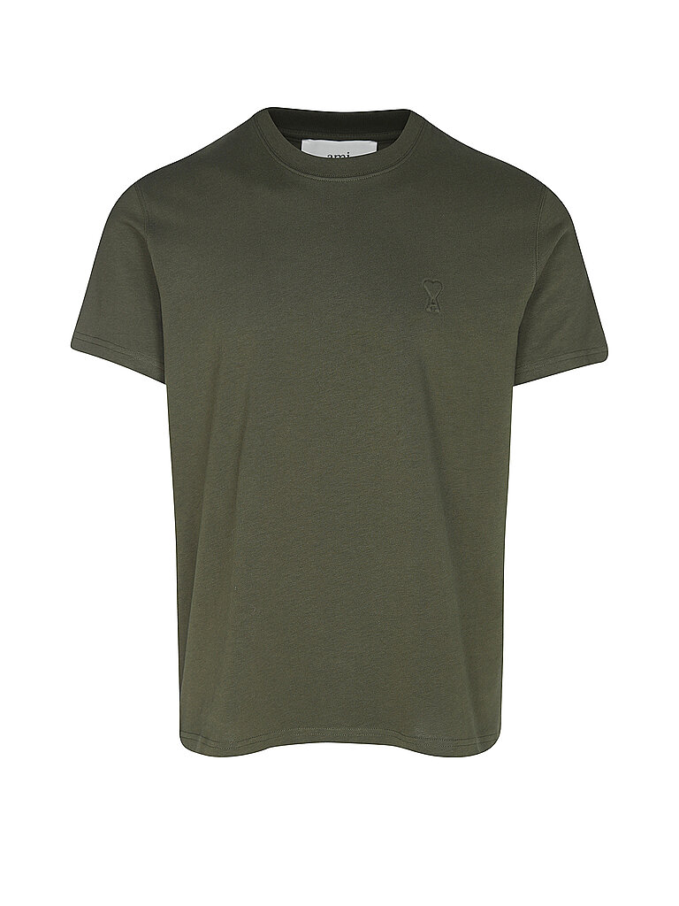 AMI PARIS T-Shirt olive | L von AMI PARIS