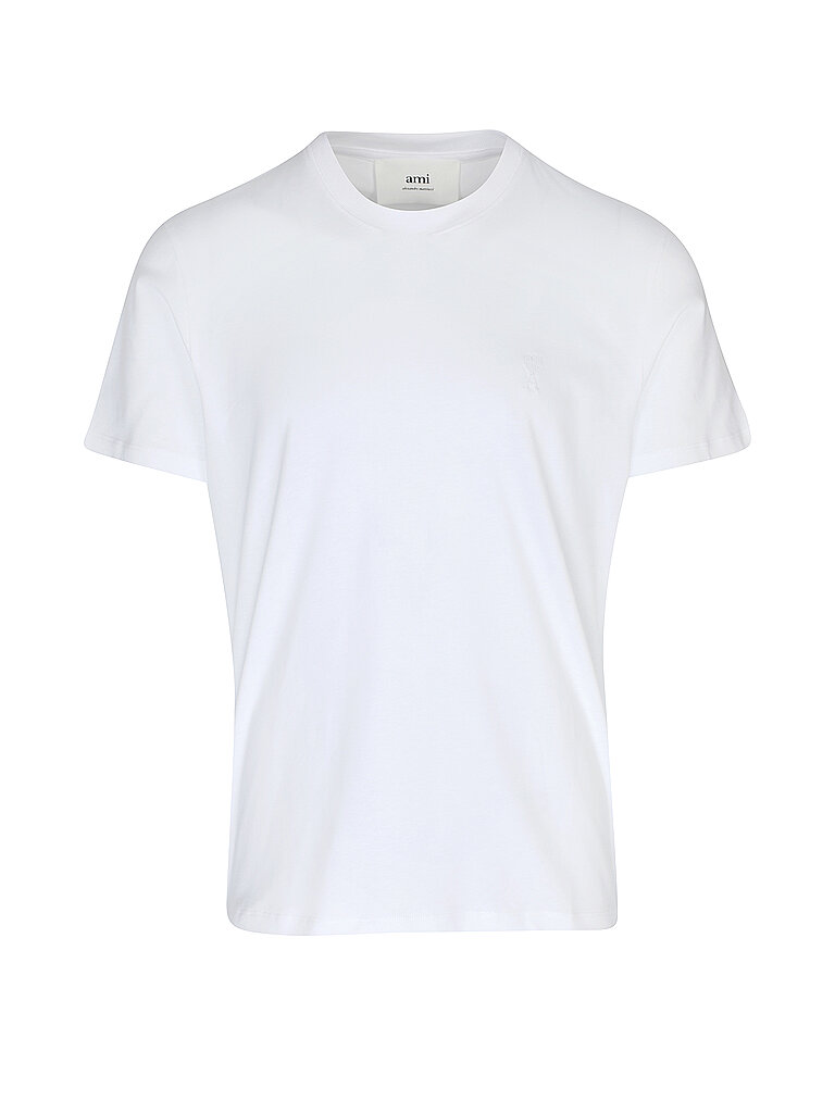 AMI PARIS T-Shirt weiss | L von AMI PARIS