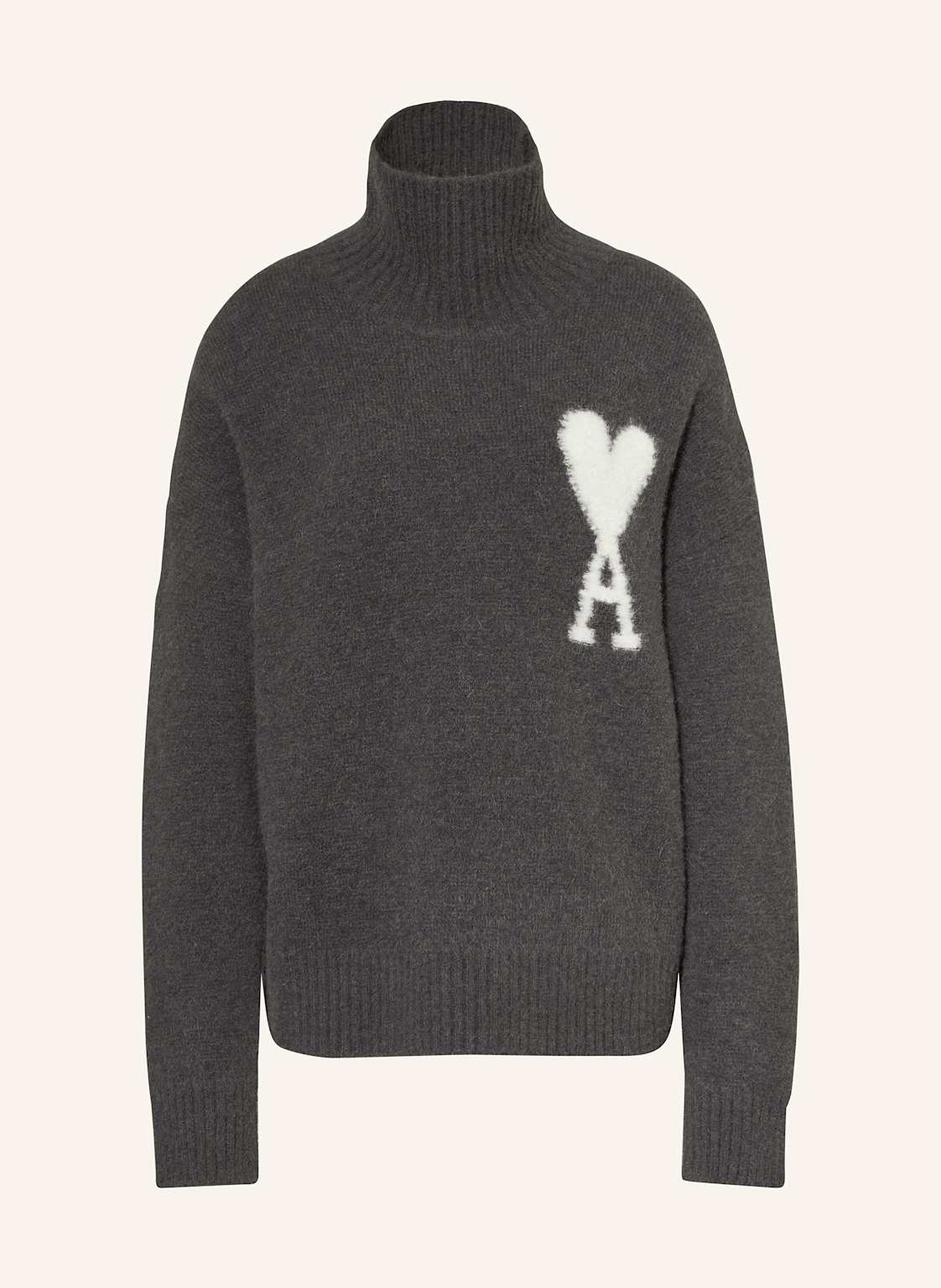 Ami Paris Alpaka-Pullover grau von AMI PARIS