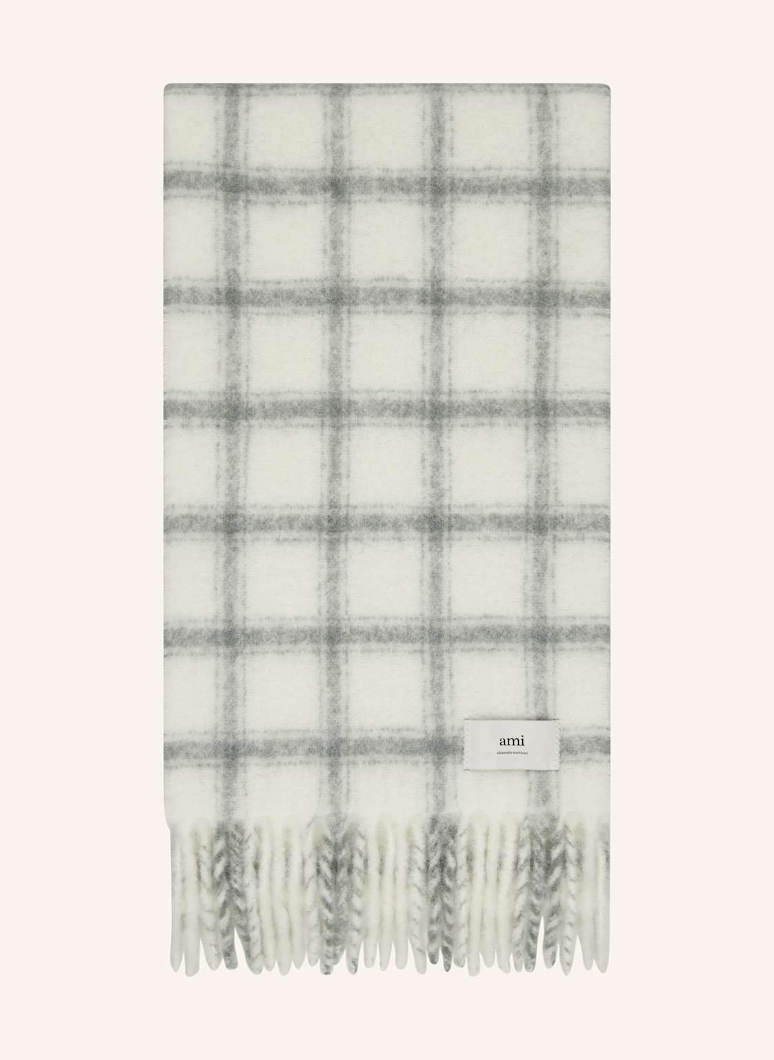 Ami Paris Alpaka-Schal weiss Ami Paris Alpaka-Schal weiss von AMI PARIS