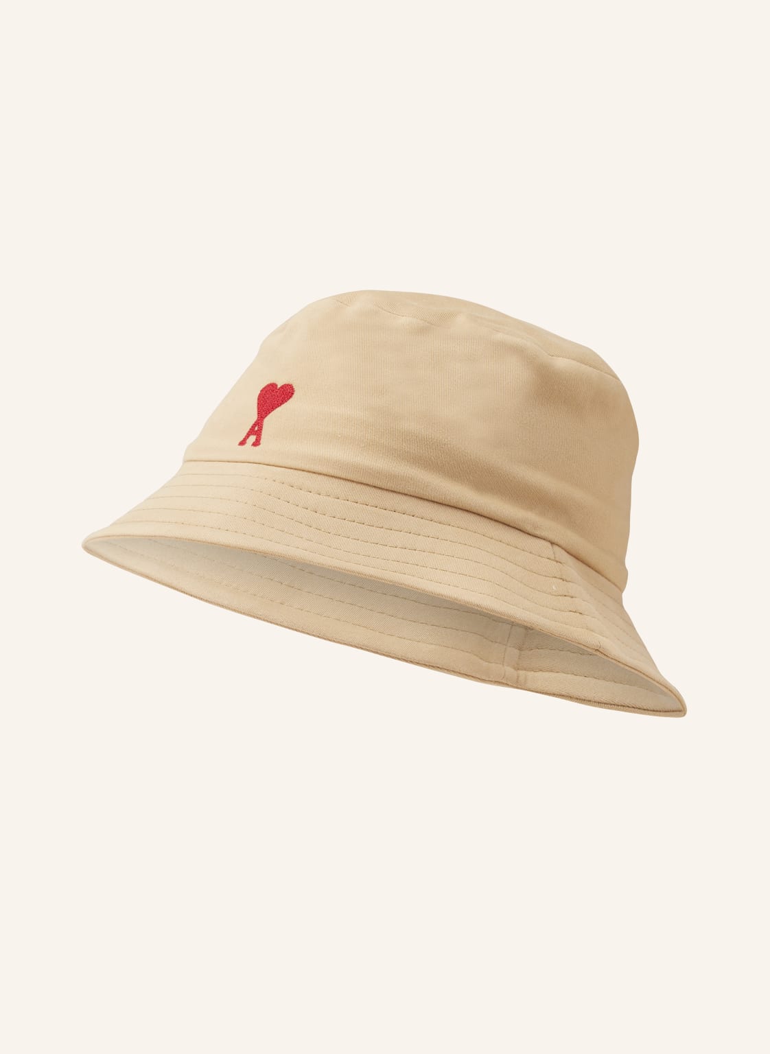 Ami Paris Bucket-Hat beige von AMI PARIS