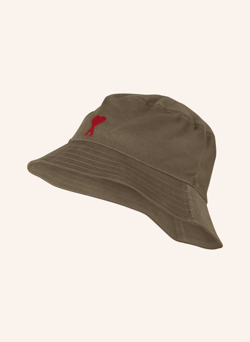 Ami Paris Bucket-Hat grau von AMI PARIS