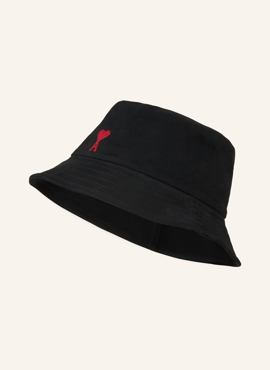 Ami Paris Bucket-Hat schwarz von AMI PARIS