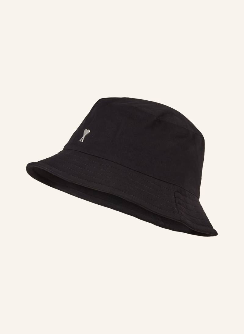 Ami Paris Bucket-Hat schwarz von AMI PARIS