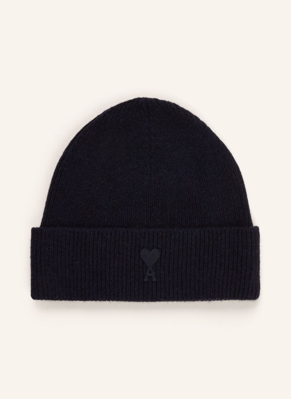 Ami Paris Cashmere-Mütze grau Ami Paris Cashmere-Mütze grau von AMI PARIS