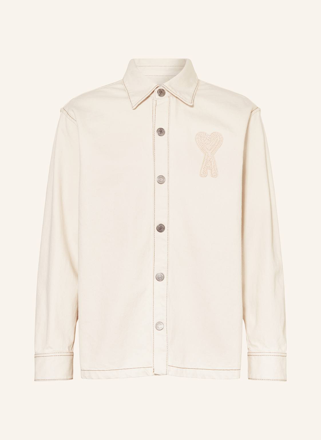 Ami Paris Jeans-Overshirt beige von AMI PARIS