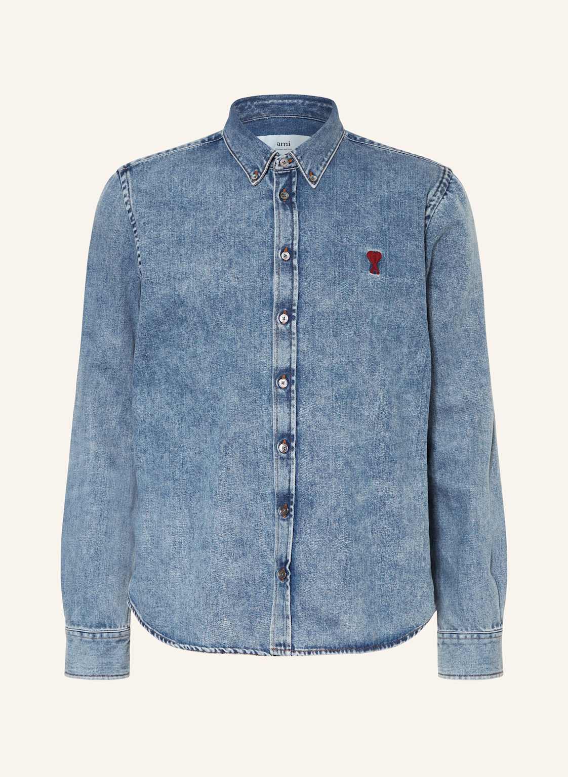 Ami Paris Jeans-Overshirt blau Ami Paris Jeans-Overshirt blau von AMI PARIS