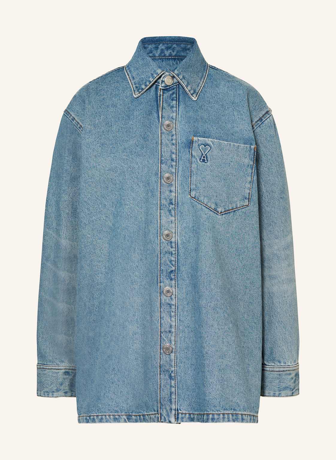 Ami Paris Jeans-Overshirt blau Ami Paris Jeans-Overshirt blau von AMI PARIS
