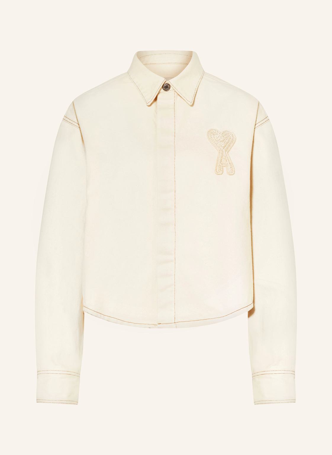 Ami Paris Jeansbluse beige Ami Paris Jeansbluse beige von AMI PARIS