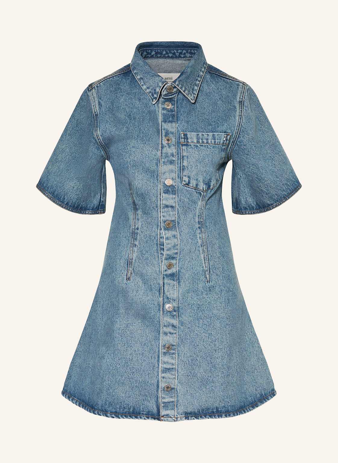 Ami Paris Jeanskleid blau Ami Paris Jeanskleid blau von AMI PARIS