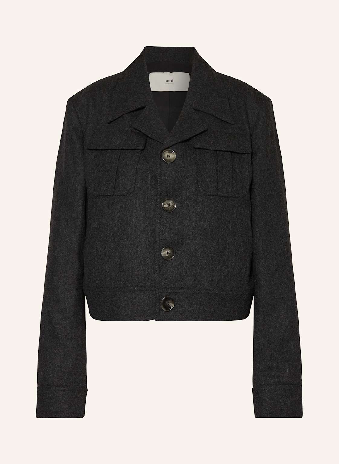 Ami Paris Kastenjacke grau Ami Paris Kastenjacke grau von AMI PARIS