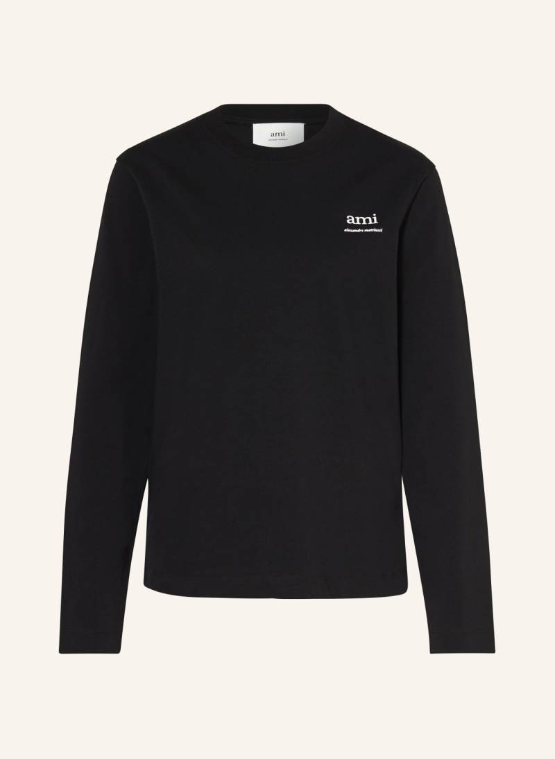 Ami Paris Longsleeve schwarz von AMI PARIS