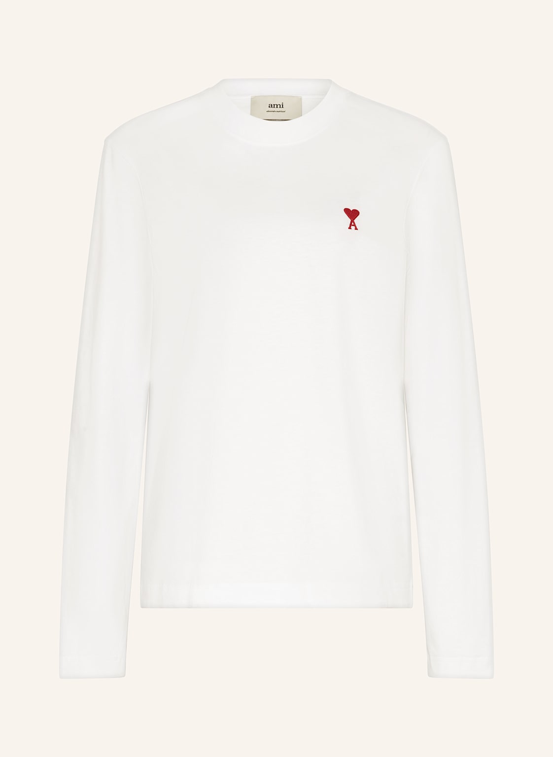 Ami Paris Longsleeve weiss Ami Paris Longsleeve weiss von AMI PARIS
