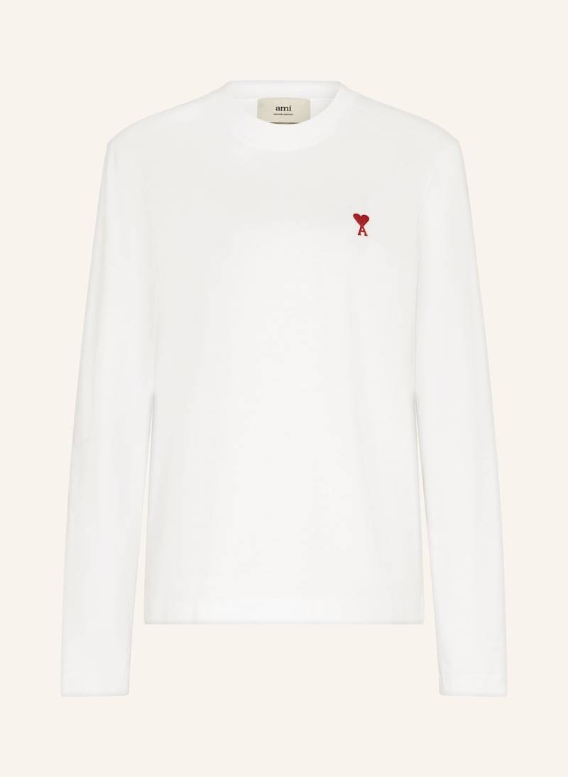 Ami Paris Longsleeve weiss von AMI PARIS