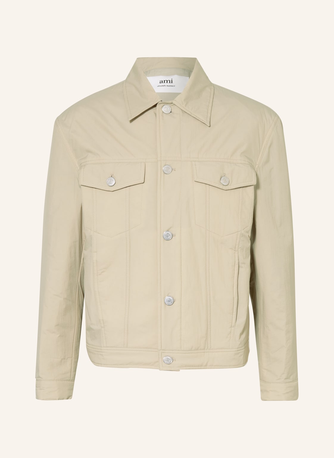 Ami Paris Overjacket beige von AMI PARIS