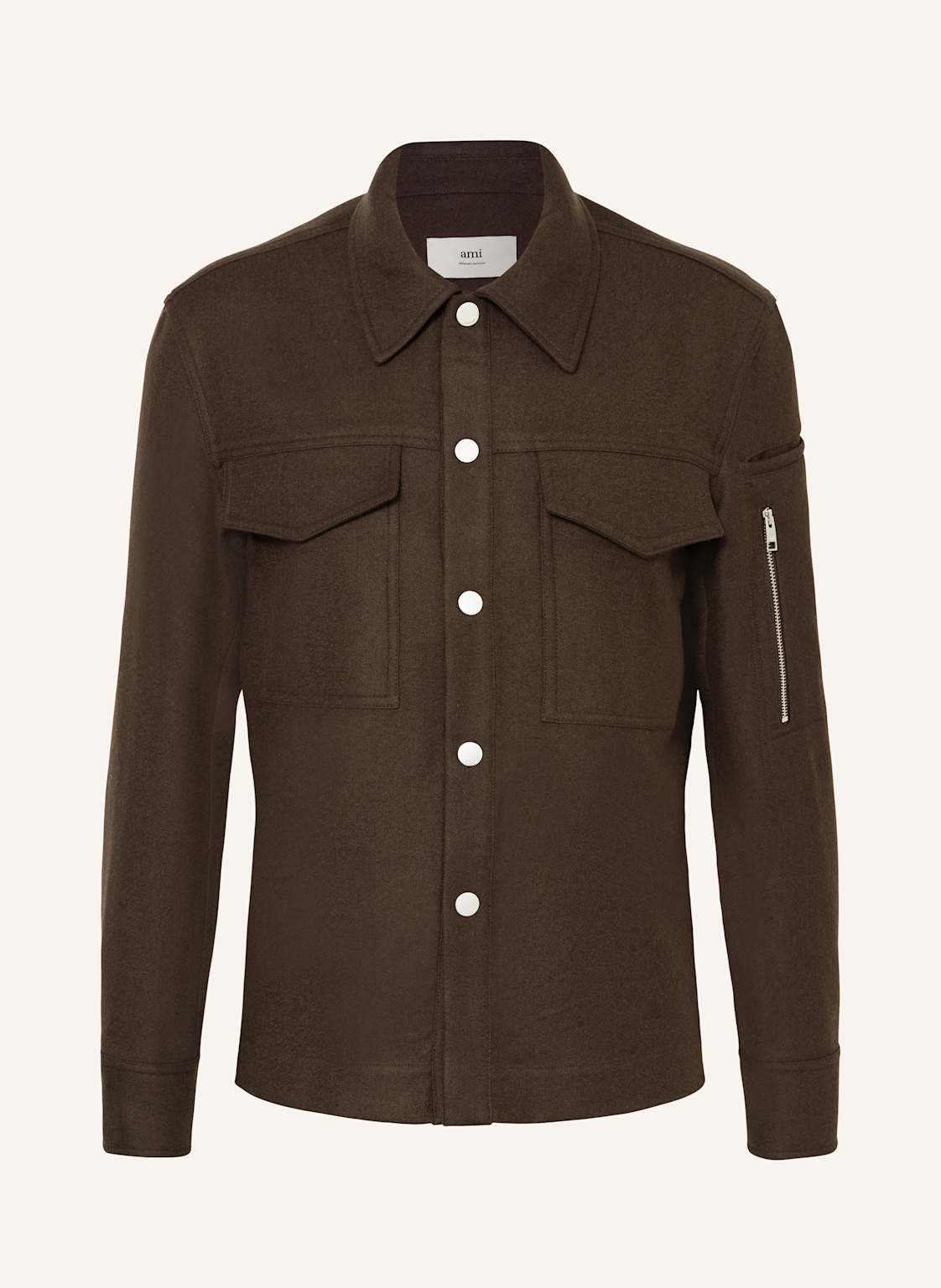 Ami Paris Overjacket braun Ami Paris Overjacket braun von AMI PARIS