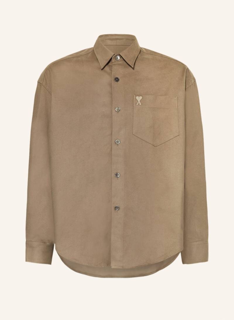 Ami Paris Overshirt braun von AMI PARIS