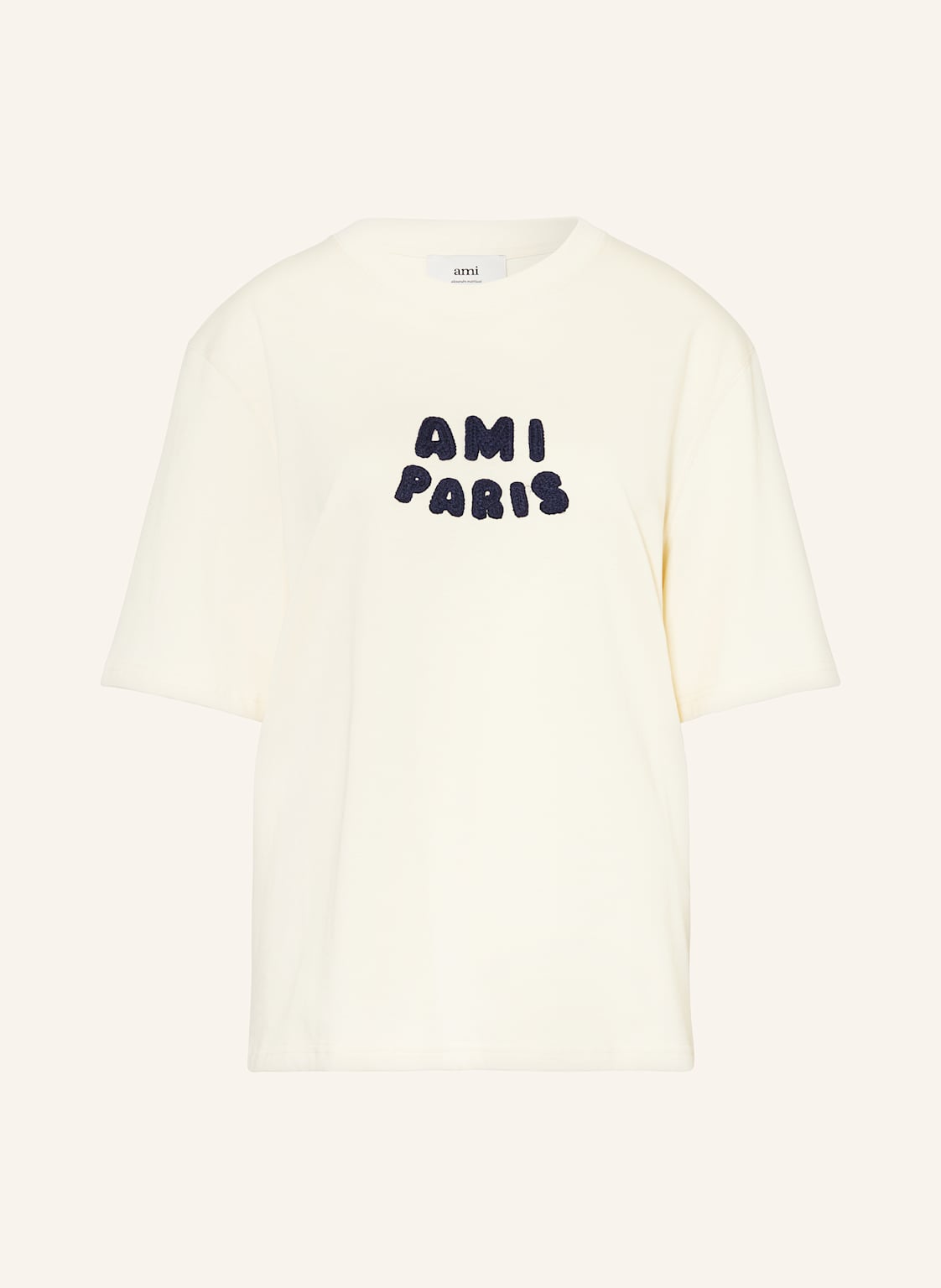 Ami Paris Oversized-Shirt beige Ami Paris Oversized-Shirt beige von AMI PARIS