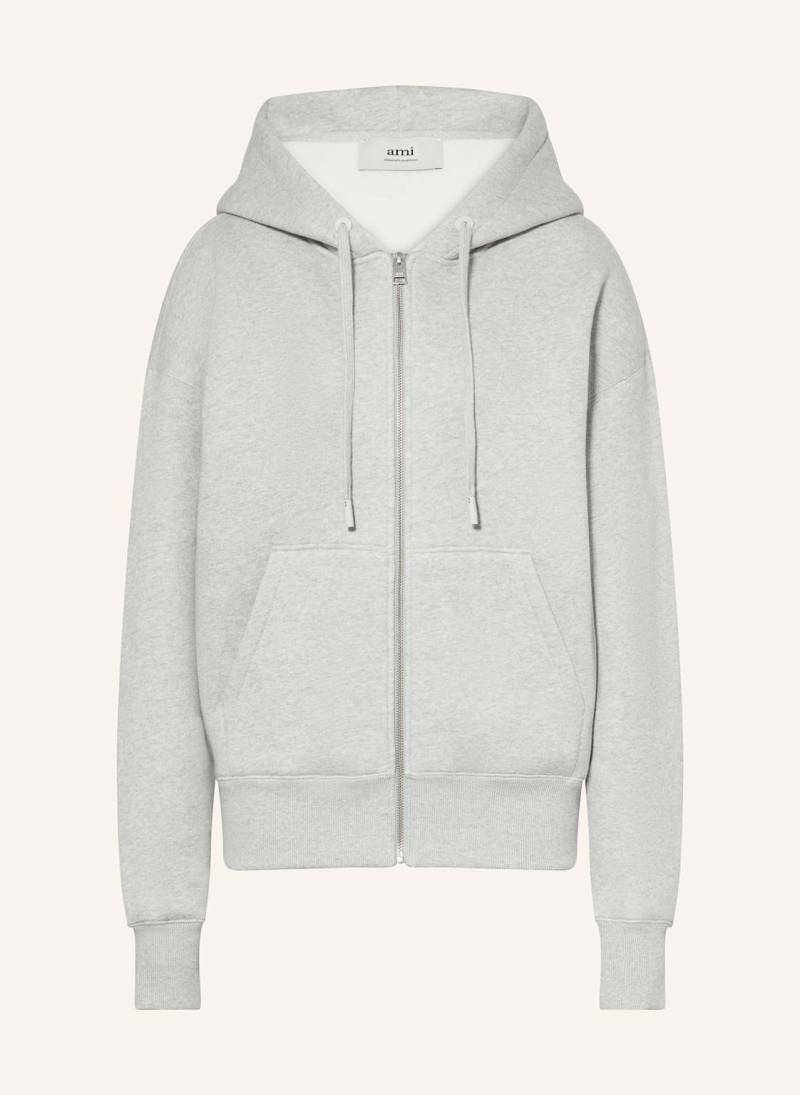 Ami Paris Oversized-Sweatjacke grau von AMI PARIS